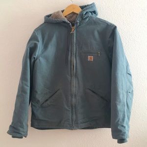 Women’s Washed Duck Sherpa Lined Jacket (M)